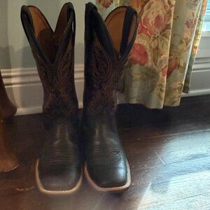 Ariat Black and Brown Men's Boots